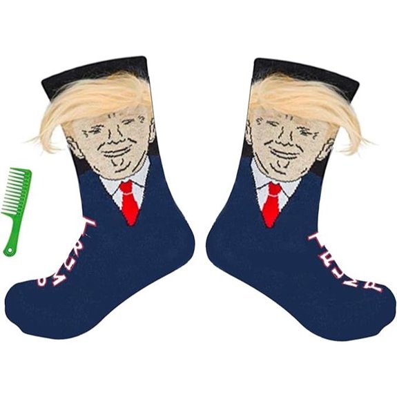Funny MAGA Supporter Socks for Donald President