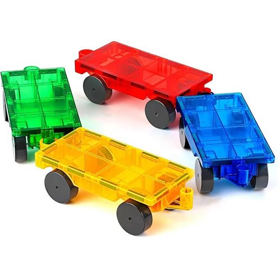 Magnetic Tiles Cars Construction Set for Kids