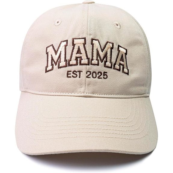Mama EST 2025 Embroidered Mom Hat