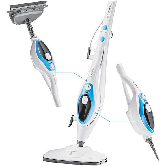 PurSteam 10-in-1 Steam Mop & Handheld Floor Steamer