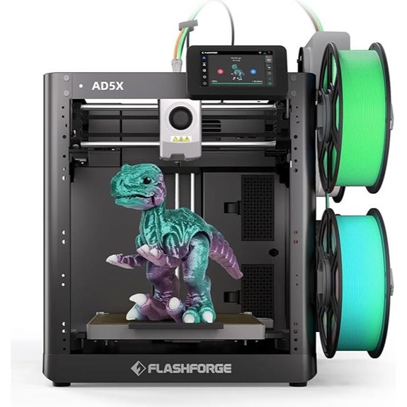 FLASHFORGE AD5X Multi-Material 3D Printer with 4-Color Printing