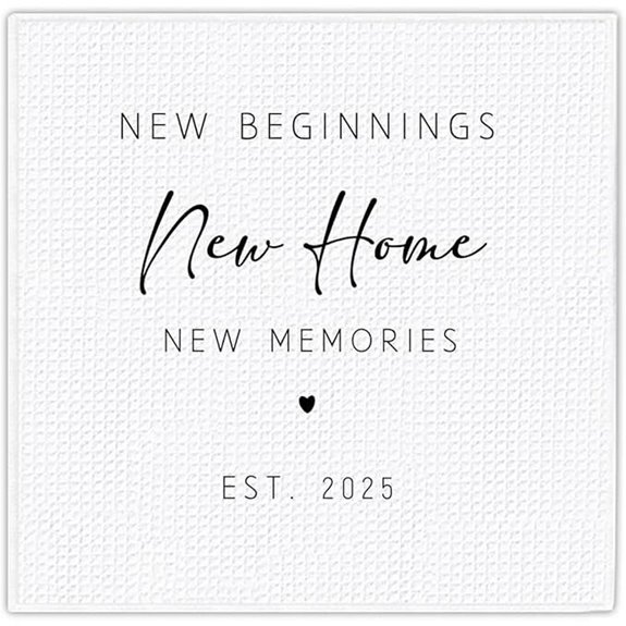 Housewarming Hand Towels for New Home or Gifts