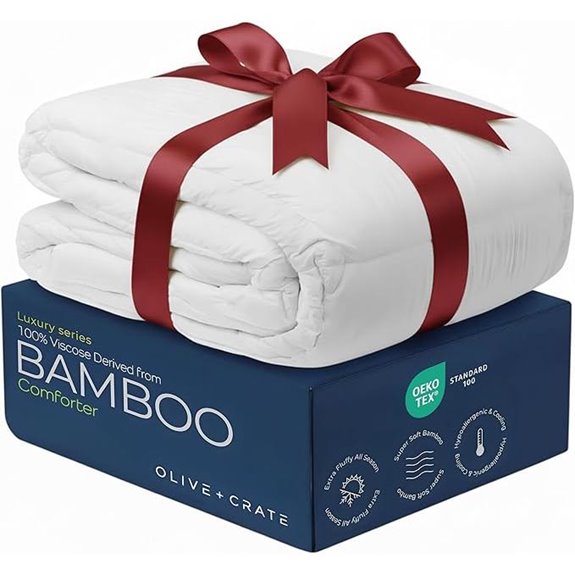 Olive + Crate Bamboo Viscose Comforter Queen Size