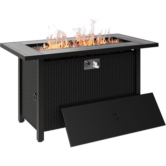 Shintenchi 45 Outdoor Propane Fire Pit Table