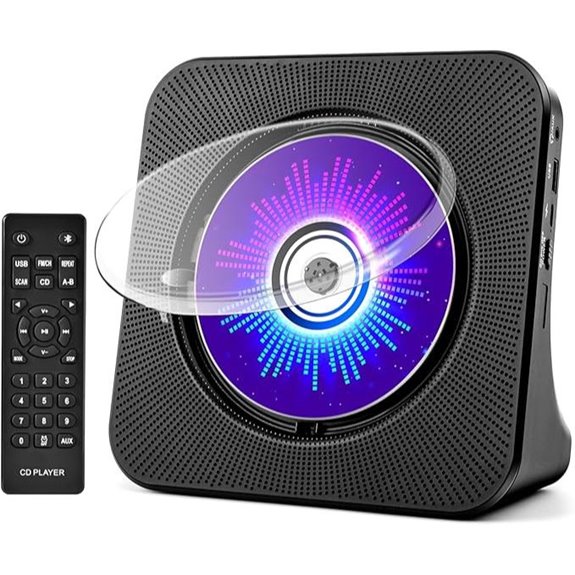 ROADOM Portable CD Player with Bluetooth and Remote