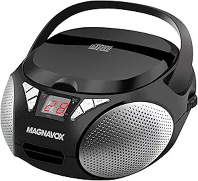Magnavox Portable CD Boombox with Radio and Aux