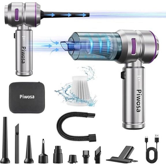 Cordless Handheld Vacuum Cleaner with LED Light