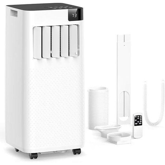 ZAFRO 10,000 BTU Portable Air Conditioner with Remote
