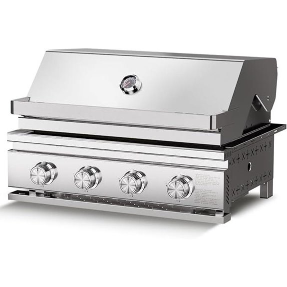 Premium 4-Burner Gas Grill with Stainless Steel