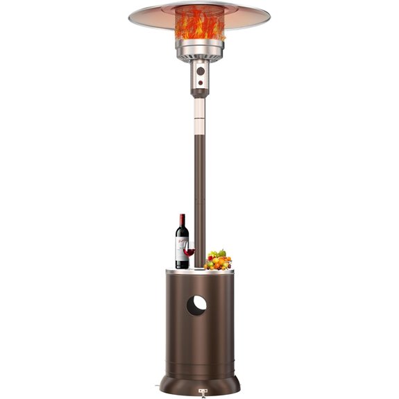 50,000 BTU Propane Patio Heater with Wheels