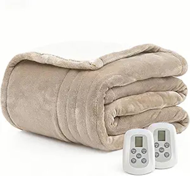 Heated Electric Blanket Queen Size with Dual Controls