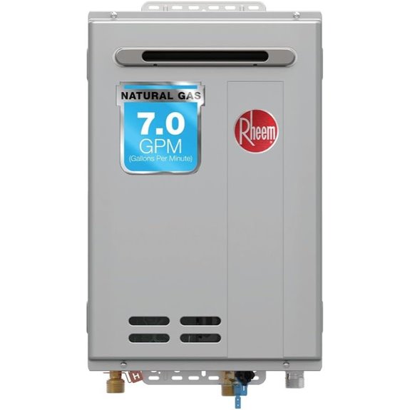 Rheem RTG-70XLN-3 Outdoor Tankless Gas Water Heater