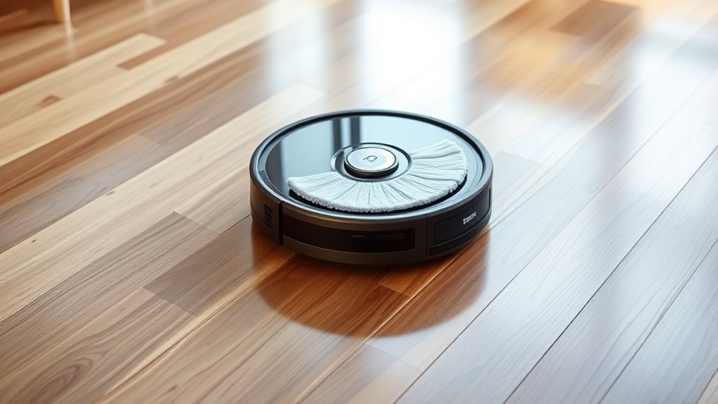 robot mop cleaning features
