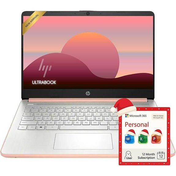 rose gold ultrabook laptop