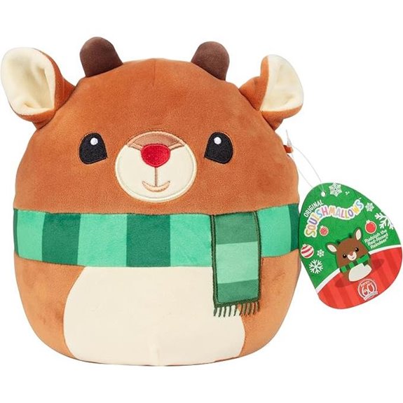 Squishmallows Rudolph 8-Inch Plush Christmas Toy