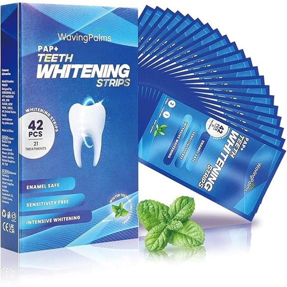 Professional Sensitive Teeth Whitening Strips (42 Count Mint)