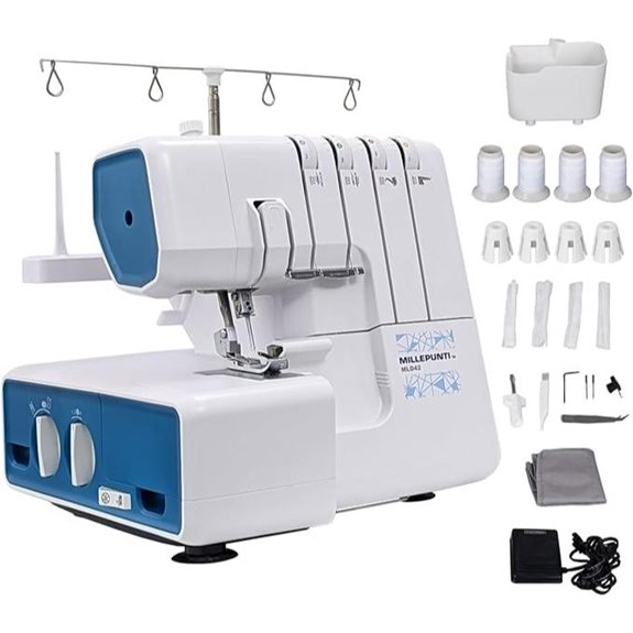 MILLEPUNTI MLD42 Serger Sewing Machine with Accessories