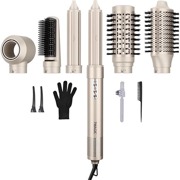 7MAGIC 6-in-1 Multi Hair Styler Dryer Brush