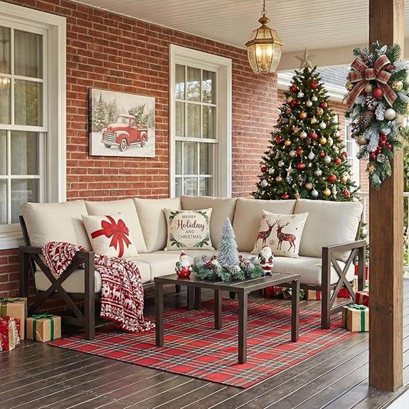 Natural Expressions 6-Piece Patio Furniture Set with Cushions