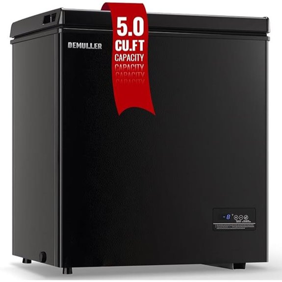 Chest Freezer 5.0 Cu Ft with Baskets and Electronic Control