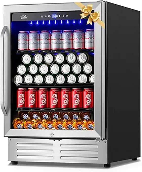 24-Inch Beverage Cooler with Glass Door