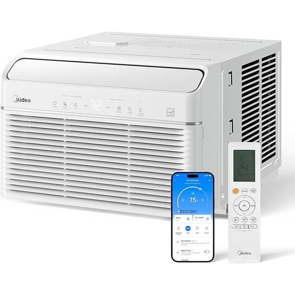 Midea 12,000 BTU Smart Inverter Window AC with Heat