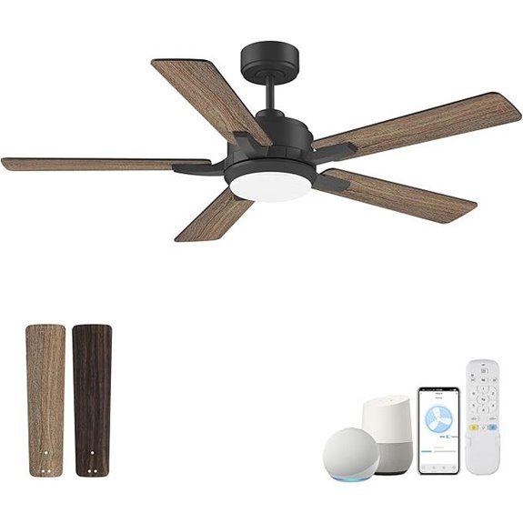 Cumilo 52 Smart Ceiling Fan with Lights and Remote
