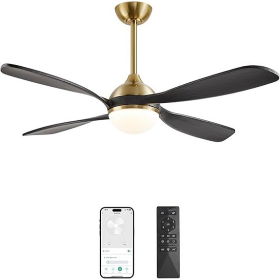 ELEHINSER 54 Smart Ceiling Fan with Lights