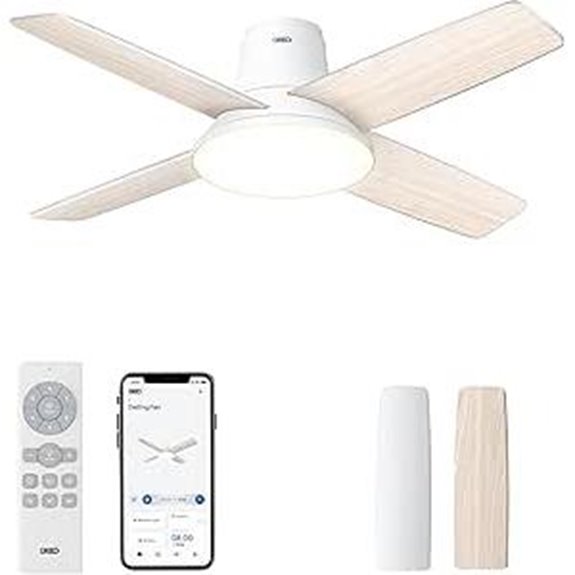Dreo Smart Ceiling Fan with Lights and Remote