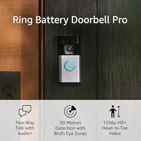 Ring Battery Doorbell Pro with HD Video and Motion Detection