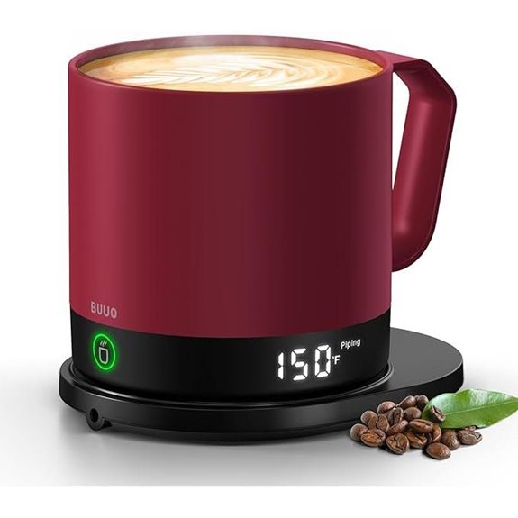 Self-Heating Coffee Mug with LED Display