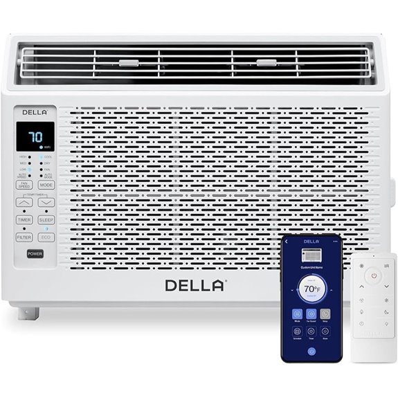 Della 5000 BTU Smart Wi-Fi Window AC