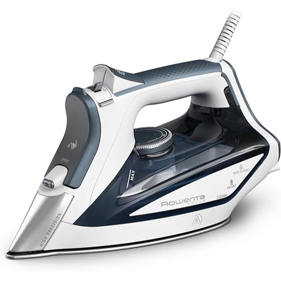 Rowenta Steam Iron with Stainless Steel Soleplate