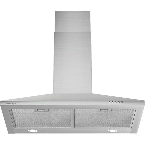 450 CFM 30-Inch Stainless Steel Wall Mount Range Hood
