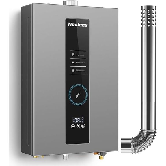 Novieex Tankless Natural Gas Water Heater 4.3 GPM
