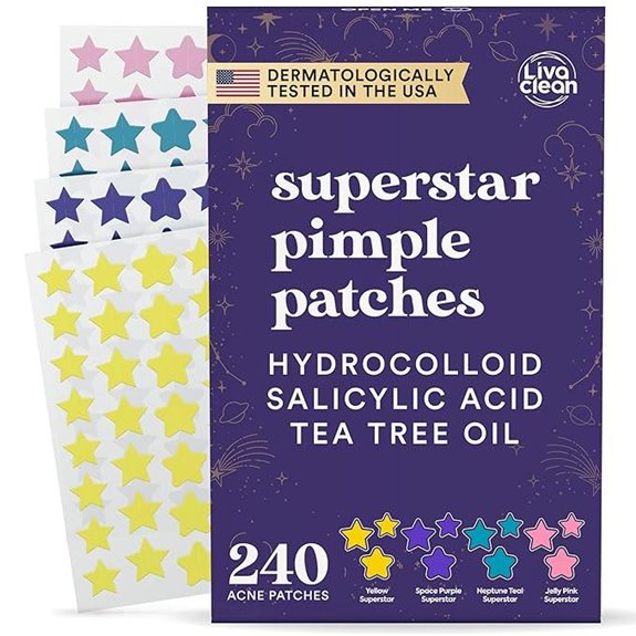 Livaclean Star Pimple Patches with Tea Tree & Salicylic