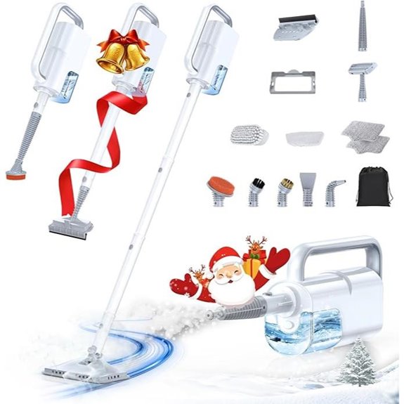 LABIGO 10-in-1 Steam Mop with Detachable Steamer