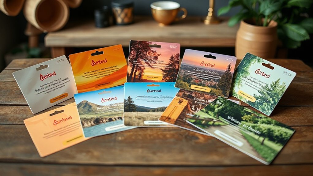 top airbnb gift card ideas