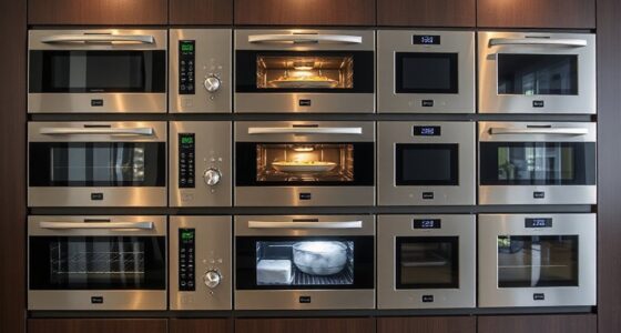 top built in steam ovens