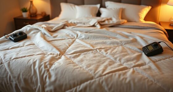 top king size dual control blankets