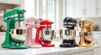 top kitchenaid mixer colors