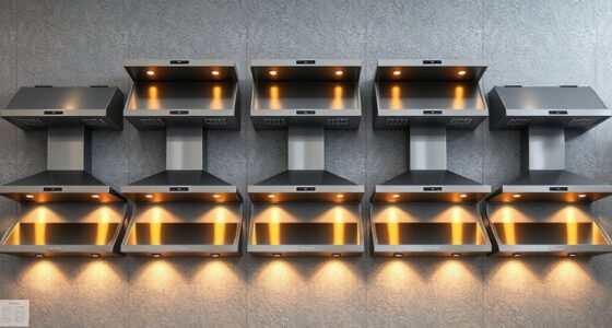 top wall mount range hoods