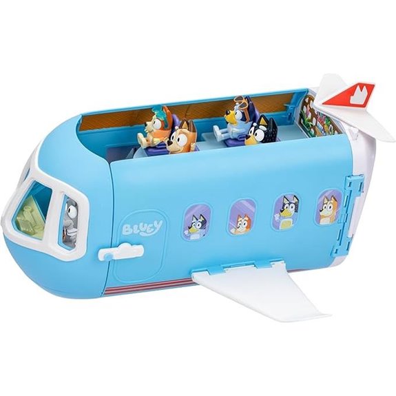 Bluey 3-in-1 Transforming Airplane Toys for Kids