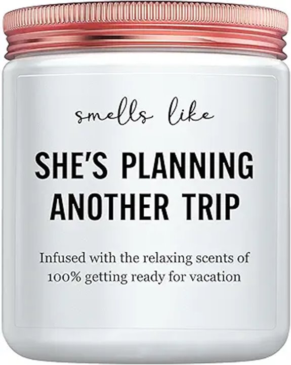 Travel Gifts for Women Traveler Planner & Candle