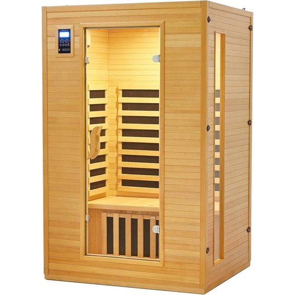 Garvee 2-Person Infrared Sauna with MP3 & Controls