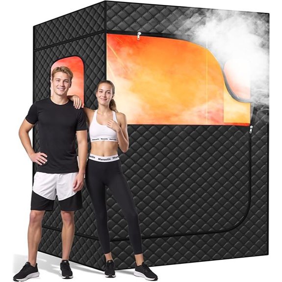 Manastin 2-Person Portable Home Steam Sauna