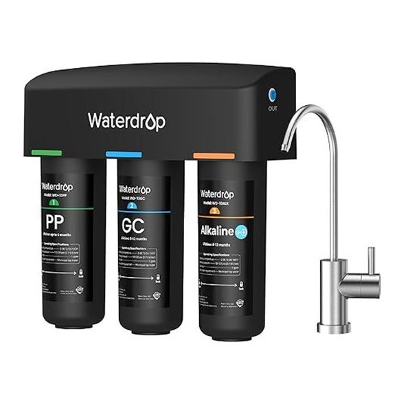 Waterdrop TSB-ALK 8-Stage Under Sink Water Filter System