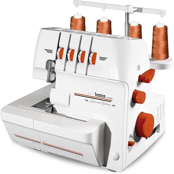 Lumina Moda Serger Overlock Machine with Stitch Options