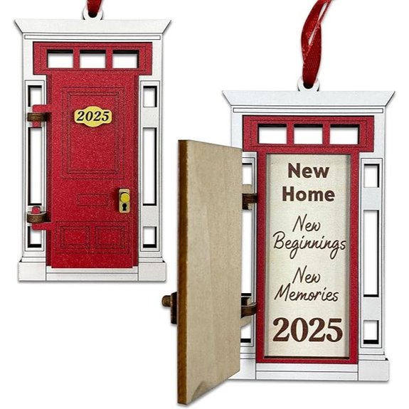 V VIBEPY 2025 Housewarming & Christmas Ornament