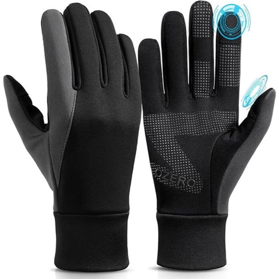 OZERO Men’s Touchscreen Winter Gloves Warm & Waterproof